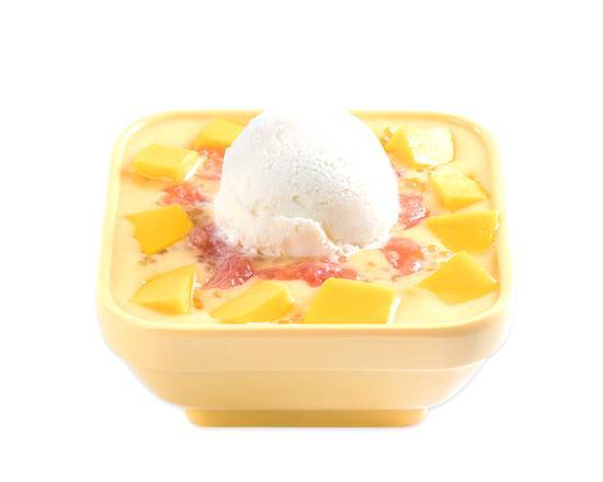 Mango Pomelo Sago with Vanilla Ice Cream (杨枝甘露配云拿哩雪糕)